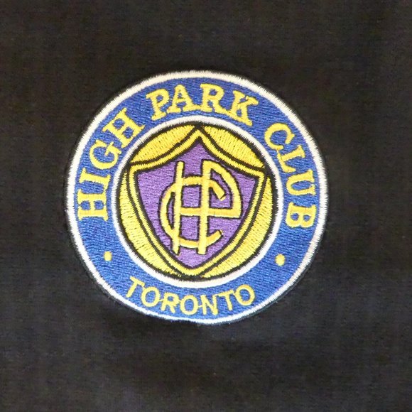 High Park Club Toronto Vintage Extreme Black Large Polo - Picture 2 of 4